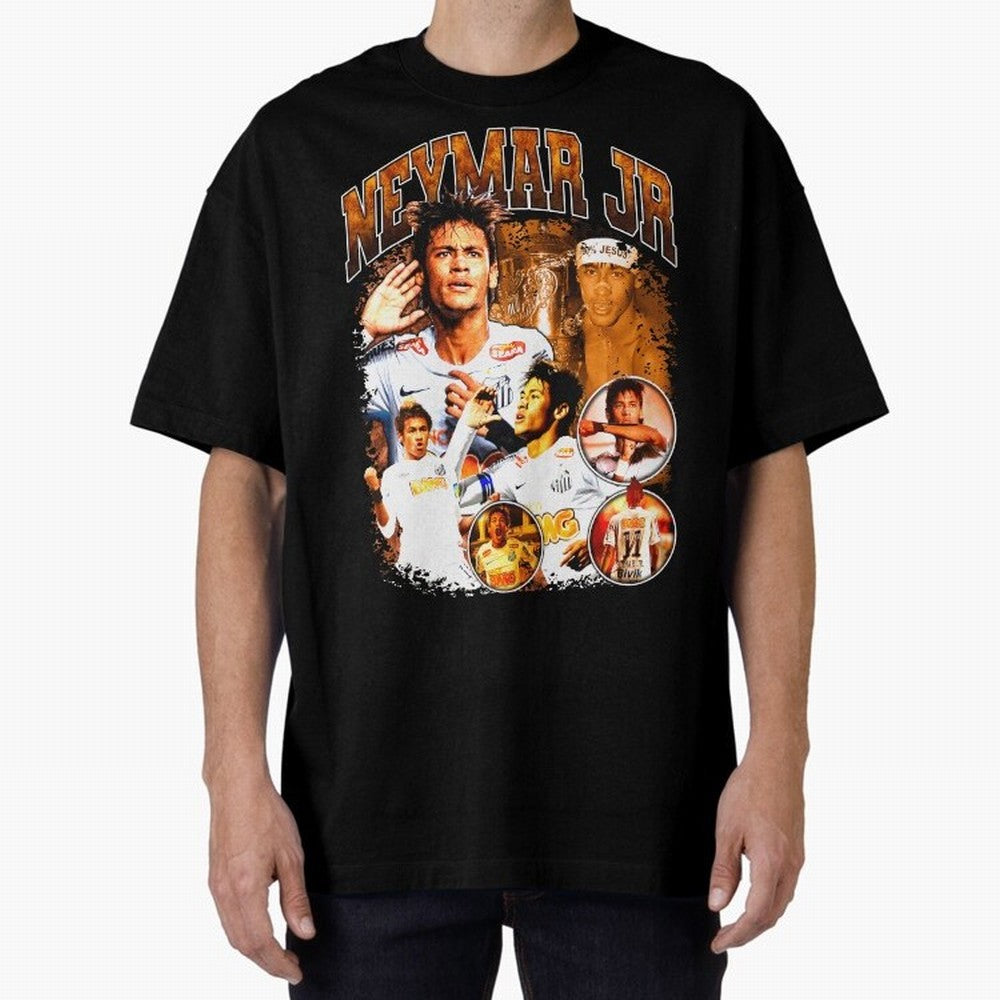 Neymar Jr Santos Vintage Retro Design Essential T-Shirt Celebrate the Stars of the FIFA World Cup 2026 Group Stage Journey through Mbappe and Neymar Highlights, Argentina and Brazil Pride, Tournament Hype, Historic Matchups, Family Viewing Parties