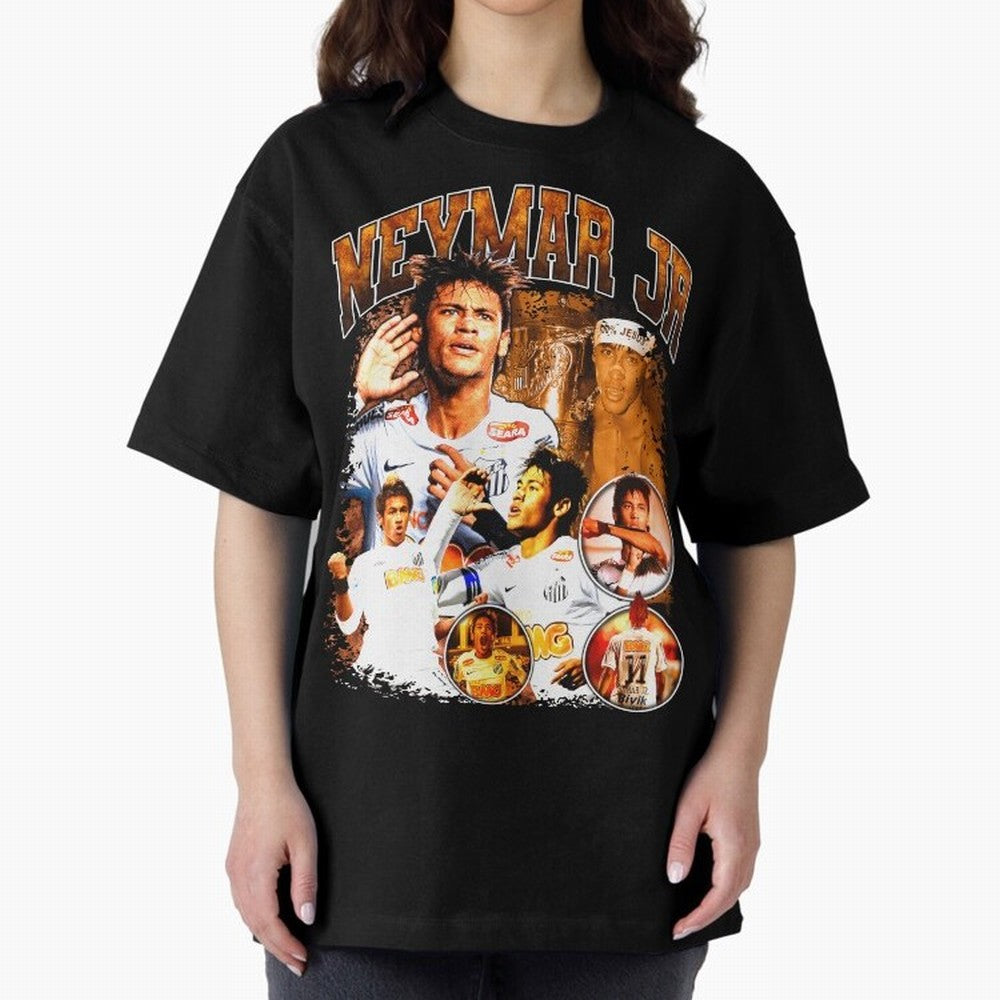 Neymar Jr Santos Vintage Retro Design Essential T-Shirt Celebrate the Stars of the FIFA World Cup 2026 Group Stage Journey through Mbappe and Neymar Highlights, Argentina and Brazil Pride, Tournament Hype, Historic Matchups, Family Viewing Parties