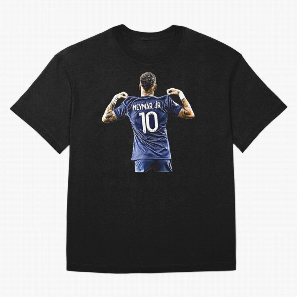 Neymar Jersey Number Classic T-Shirt Cheer for Global Football Passion for FIFA World Cup 2026, Connected to Mbappe and Neymar, Brazil, Portugal and Argentina, Vintage Soccer Flavor, Modern Football Stars, National Flags and Final Night Emotion;