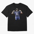 Neymar Jersey Number Classic T-Shirt Cheer for Global Football Passion for FIFA World Cup 2026, Connected to Mbappe and Neymar, Brazil, Portugal and Argentina, Vintage Soccer Flavor, Modern Football Stars, National Flags and Final Night Emotion;