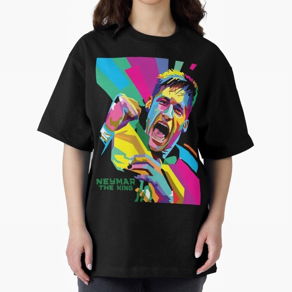 Neymar The King Design Classic T-Shirt Support Iconic Players in FIFA World Cup 2026 USA Canada Mexico Centered on Neymar, Portugal, Spain and Germany Energy, Goal Celebration Energy, Supporter Heritage, Football Icons and Worldwide Tournament Joy;
