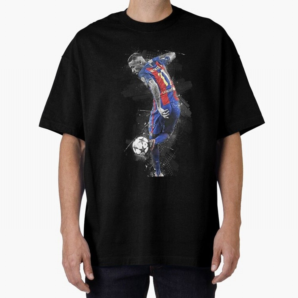 Neymar Neymar Jr Oversized T-Shirt Celebrate Unforgettable Nights in Global Football Passion for FIFA World Cup 2026 Group Stage, Built around Haaland and Mbappe, Brazil, Classic Soccer Heritage, Championship Pressure, Fan Loyalty and International