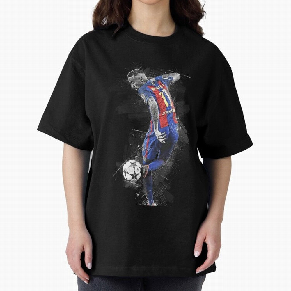 Neymar Neymar Jr Oversized T-Shirt Celebrate Unforgettable Nights in Global Football Passion for FIFA World Cup 2026 Group Stage, Built around Haaland and Mbappe, Brazil, Classic Soccer Heritage, Championship Pressure, Fan Loyalty and International