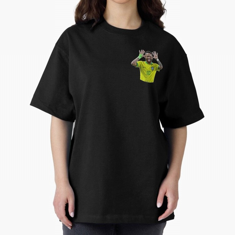 Neymar Oversized T-Shirt Honor the FIFA World Cup 2026 USA Canada Mexico Journey through Messi, Neymar and Mbappe Highlights, Argentina and Brazil Pride, Match Day Excitement, Supporter Culture, Golden Goals and Global Football Passion; Ideal for