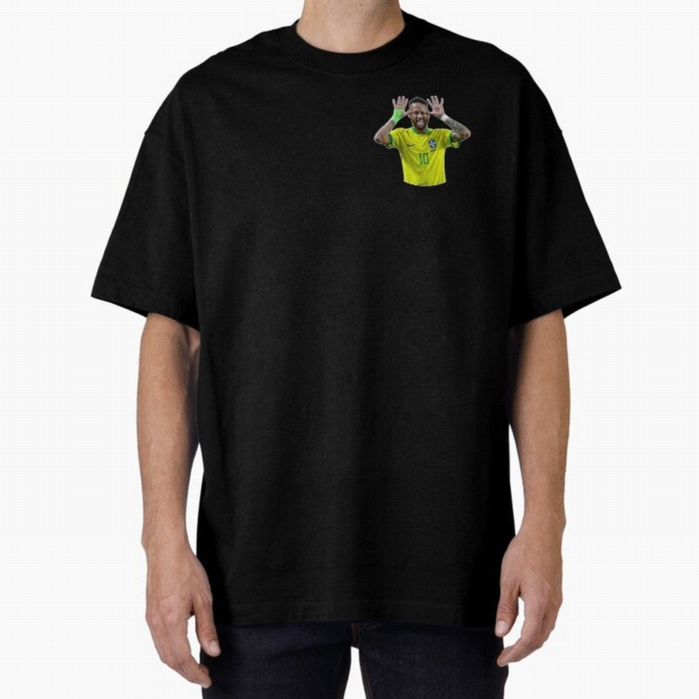 Neymar Oversized T-Shirt Honor the FIFA World Cup 2026 USA Canada Mexico Journey through Messi, Neymar and Mbappe Highlights, Argentina and Brazil Pride, Match Day Excitement, Supporter Culture, Golden Goals and Global Football Passion; Ideal for