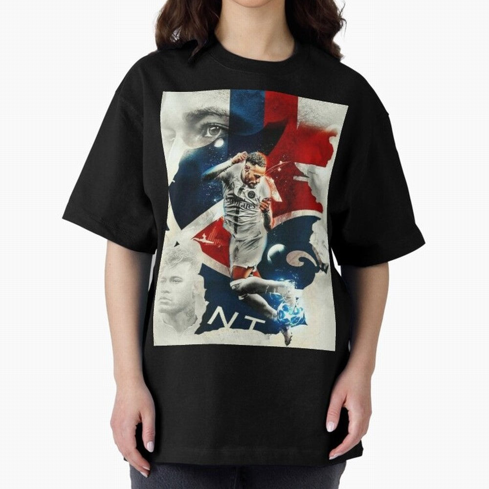 Neymar Art Wallpaper Classic T-Shirt Honor Global Football Passion for FIFA World Cup 2026 Group Stage, Driven by Messi, Neymar and Mbappe, France and Portugal, Football Festival Excitement, Trophy Ambitions, Country Rivalries and Star Player Buzz;