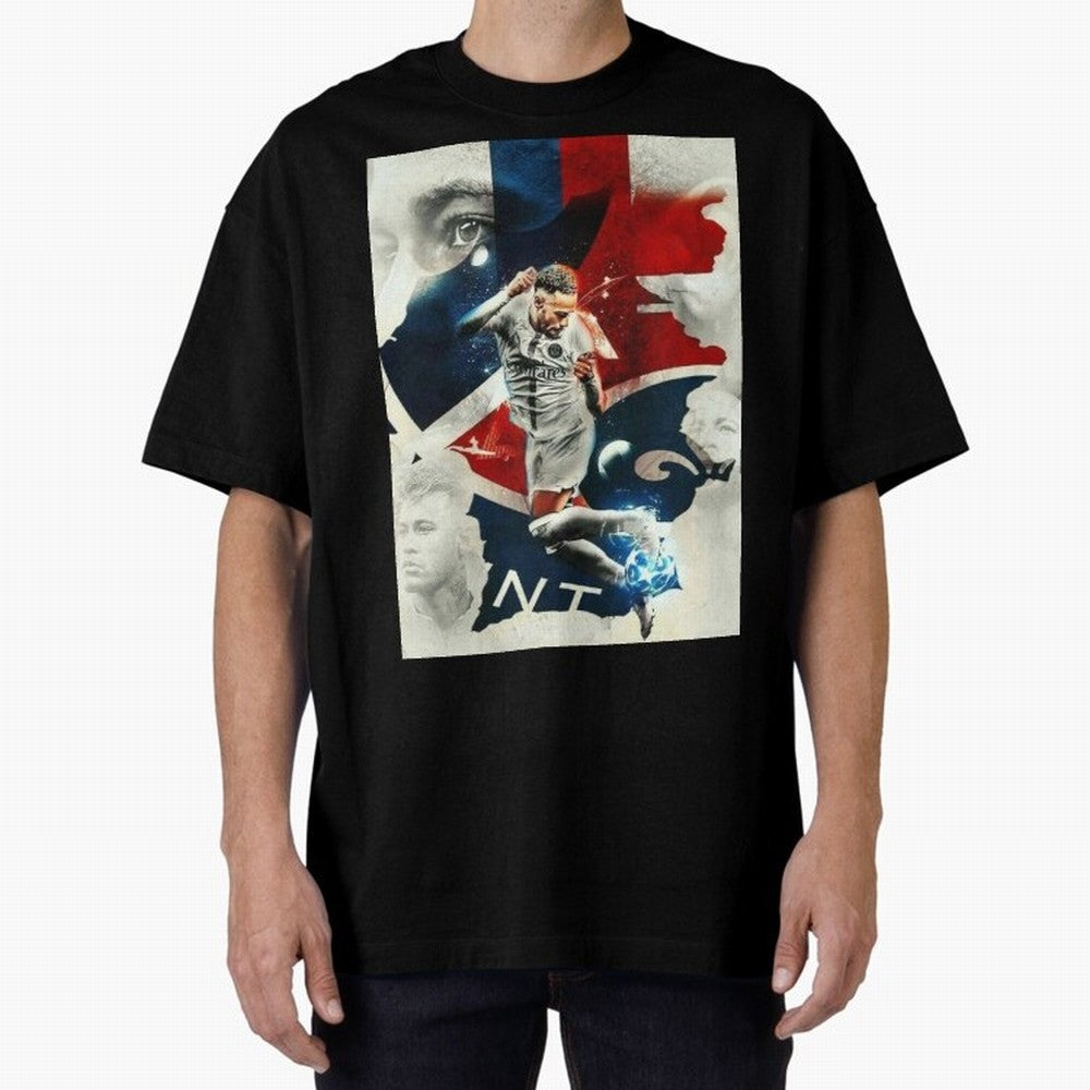 Neymar Art Wallpaper Classic T-Shirt Honor Global Football Passion for FIFA World Cup 2026 Group Stage, Driven by Messi, Neymar and Mbappe, France and Portugal, Football Festival Excitement, Trophy Ambitions, Country Rivalries and Star Player Buzz;