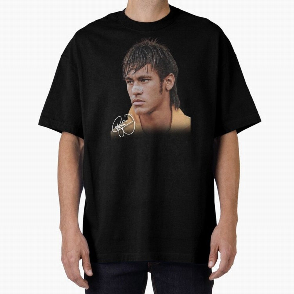Young Neymar Jr T-Shirt | Big Face Young Neymar Classic T-Shirt Show Your Tournament Heart for FIFA World Cup 2026 USA Canada Mexico for Fans of Messi and Spain, Bringing Football Passion, Legendary Performances, Festival Vibes and Supporter