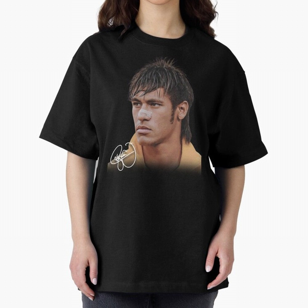 Young Neymar Jr T-Shirt | Big Face Young Neymar Classic T-Shirt Show Your Tournament Heart for FIFA World Cup 2026 USA Canada Mexico for Fans of Messi and Spain, Bringing Football Passion, Legendary Performances, Festival Vibes and Supporter