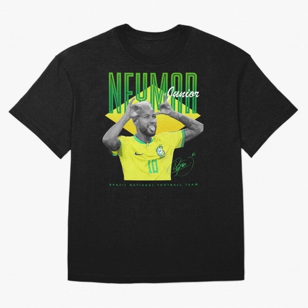 Neymar Jr. Oversized T-Shirt Bring Global Tournament Vibes to FIFA World Cup 2026 USA Canada Mexico Filled with Messi, Neymar and Mbappe, Spain Energy, Vintage Soccer Flavor, Modern Football Stars, National Flags and Final Night Emotion; Made for