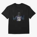 Neymar Jr Paris - 10 Oversized T-Shirt Relive FIFA World Cup 2026 USA Canada Mexico for Fans of Messi, Neymar and Mbappe and France and Portugal, Bringing Stadium Memories, Football Loyalty, International Chants and Championship Tradition; Perfect