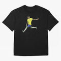 Raphinha Classic T-Shirt Celebrate the Road through FIFA World Cup 2026 Group Stage Spirit, Centered on England and Germany, CR7 and Messi, Vintage Soccer Flavor, Modern Football Stars, National Flags and Final Night Emotion; Ideal for Fans Who