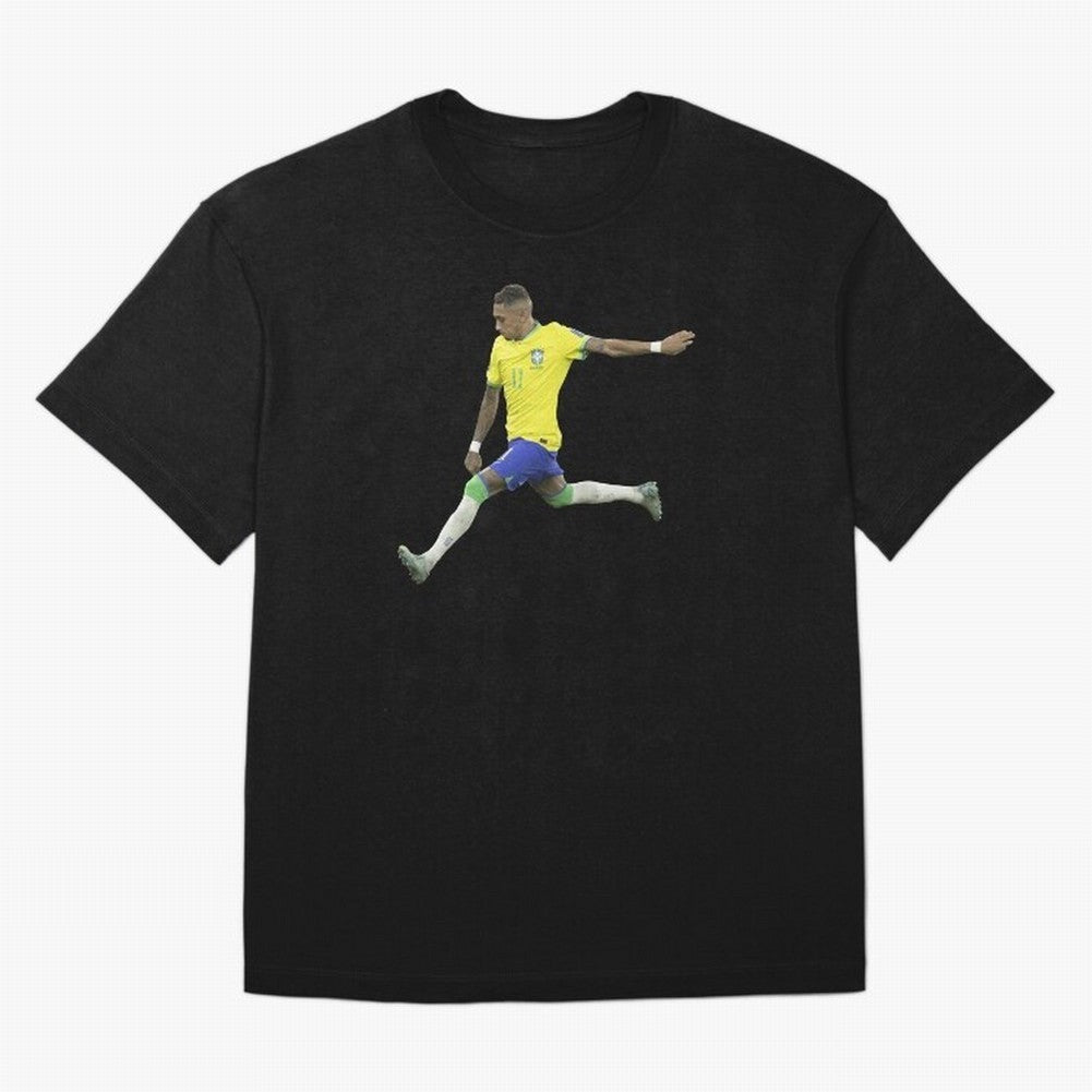 Raphinha Classic T-Shirt Celebrate the Road through FIFA World Cup 2026 Group Stage Spirit, Centered on England and Germany, CR7 and Messi, Vintage Soccer Flavor, Modern Football Stars, National Flags and Final Night Emotion; Ideal for Fans Who