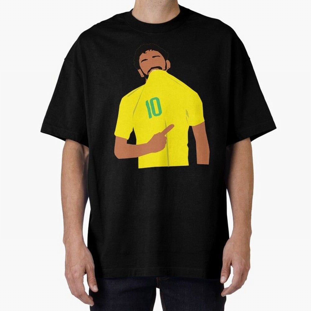 Neymar Jr Oversized T-Shirt Enjoy the Biggest Football Party of the FIFA World Cup 2026 USA Canada Mexico Journey through Cristiano Ronaldo, Haaland and CR7 Highlights, Portugal, Spain and Germany Pride, Fan Favorite Moments, National Team Passion,