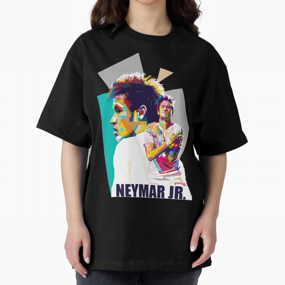 Young Neymar WPAP art Classic T-Shirt Celebrate the Stars of FIFA World Cup 2026 USA Canada Mexico Spirit, with Argentina and Brazil, Messi, CR7 and Mbappe, Sports Nostalgia, International Competition, Famous Players and Unforgettable Victories;