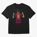 Neymar Classic T-Shirt Celebrate Fan Culture around FIFA World Cup 2026 Group Stage Spirit, Centered on Portugal, Messi, Vintage Soccer Flavor, Modern Football Stars, National Flags and Final Night Emotion; Ideal for Football Dads, Football Moms,