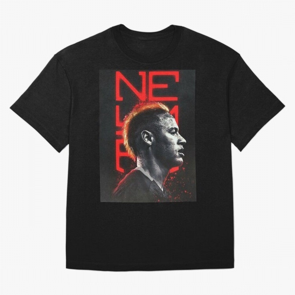 Black Wallpaper Neymar Classic T-Shirt Cheer for Global Football Passion for FIFA World Cup 2026, Connected to CR7 and Messi, Argentina, Tournament Hype, Historic Matchups, Family Viewing Parties and Global Sports Pride; Created for Match Day