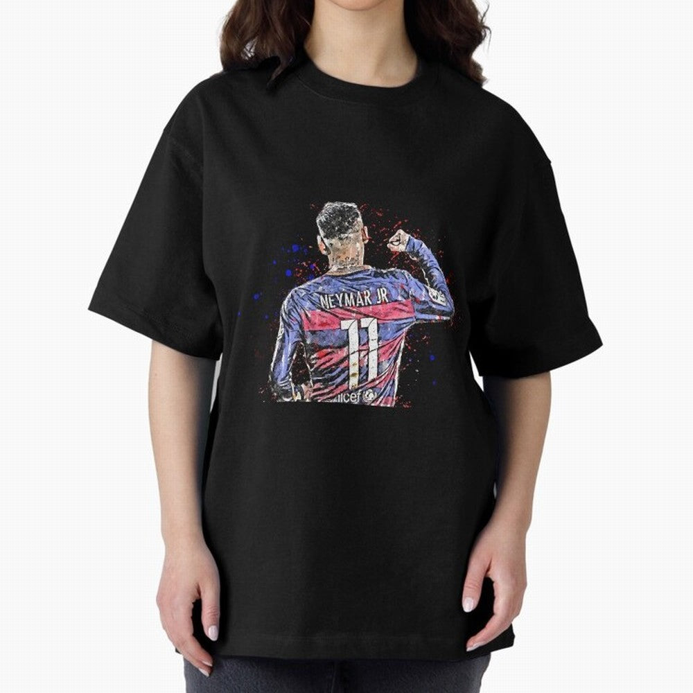 Neymar Classic T-Shirt Celebrate Rivalries and Pride in Match Day Hype around FIFA World Cup 2026 Group Stage, Mbappe and Neymar, Brazil, Sports Nostalgia, International Competition, Famous Players and Unforgettable Victories; Ideal for Fans Who