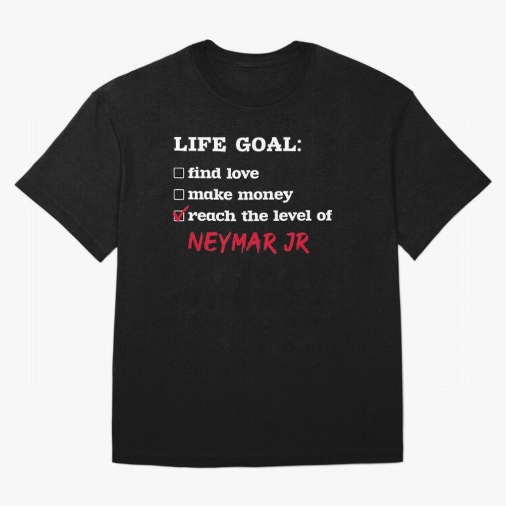 Life goal Neymar Jr Classic T-Shirt Wear the Spirit of Global Football Passion for FIFA World Cup 2026, Built around Mbappe, Portugal, Retro Football Energy, Iconic Rivalries, Trophy Chase Drama and Stadium Atmosphere; Perfect for Supporters Who