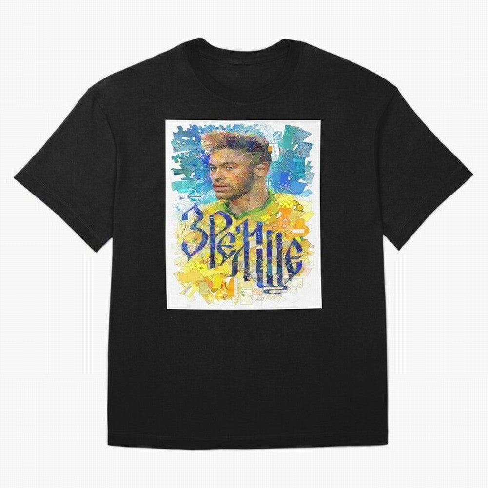 Neymar Illustration Art Framed Art Print Classic T-Shirt Honor the Beautiful Game during FIFA World Cup 2026 Group Stage Featuring Neymar, Argentina, France and Brazil Energy, Stadium Chants, National Pride, Trophy Dreams and Unforgettable Football
