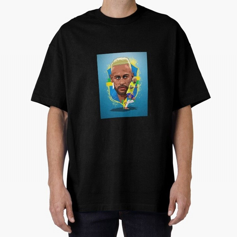 neymar jr al nassr Oversized T-Shirt Bring a Champion Mindset to FIFA World Cup 2026 USA Canada Mexico Driven by Mbappe, England, France and Netherlands Energy, Retro Football Energy, Iconic Rivalries, Trophy Chase Drama and Stadium Atmosphere;