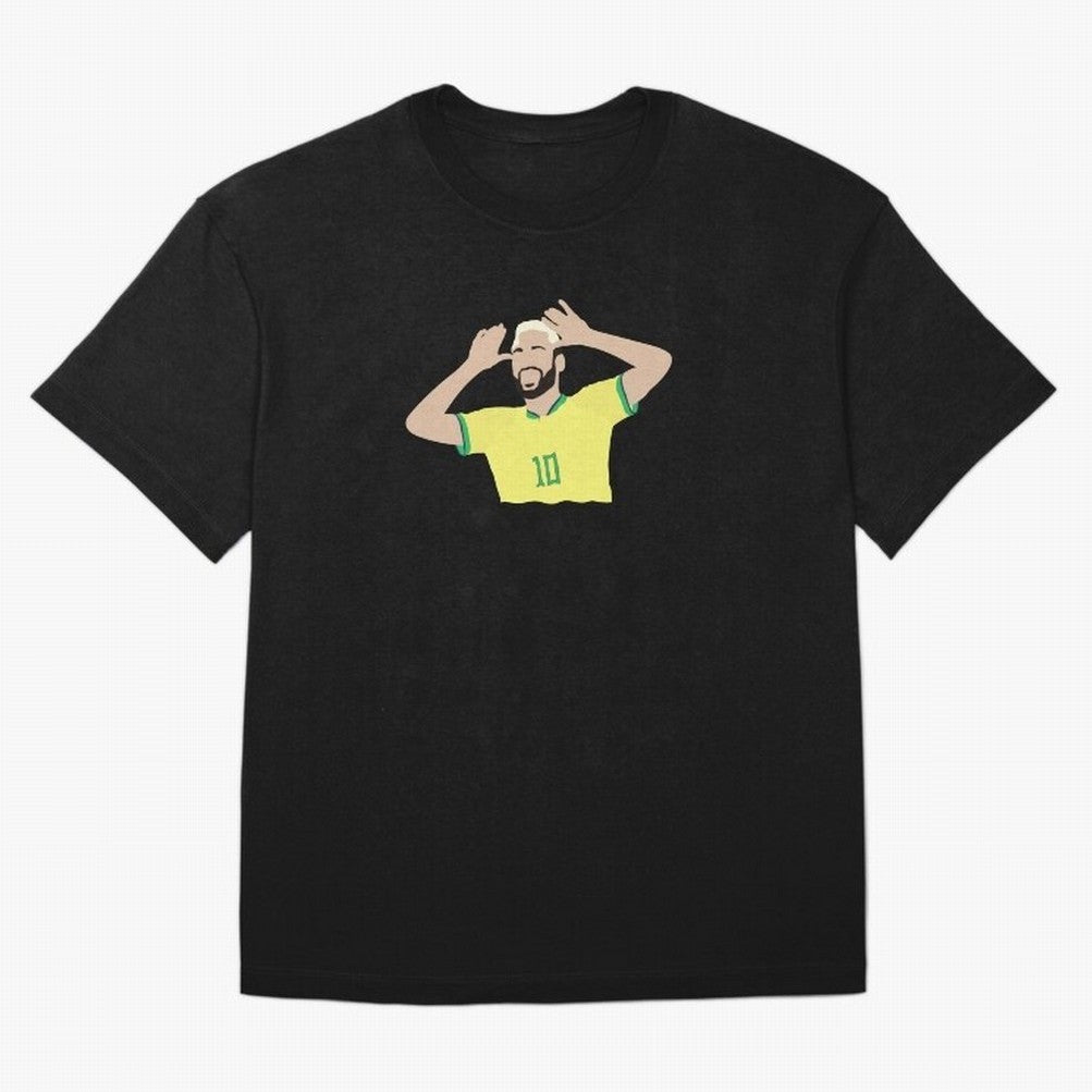 neymar cute vector Oversized T-Shirt Enjoy the FIFA World Cup 2026 USA Canada Mexico Journey through Cristiano Ronaldo Highlights, France and Portugal Pride, Football Passion, Legendary Performances, Festival Vibes and Supporter Community; Made for