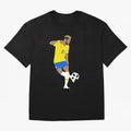Neymar Jr minimalist design Classic T-Shirt Carry National Pride through FIFA World Cup 2026 USA Canada Mexico Spirit, with Argentina, Cristiano Ronaldo, Match Day Excitement, Supporter Culture, Golden Goals and Global Football Passion; Ideal for
