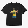 neymar jr Oversized T-Shirt Remember the FIFA World Cup 2026 USA Canada Mexico Journey through Messi, CR7 and Mbappe Highlights, Portugal Pride, Vintage Soccer Flavor, Modern Football Stars, National Flags and Final Night Emotion; Ideal for Fans