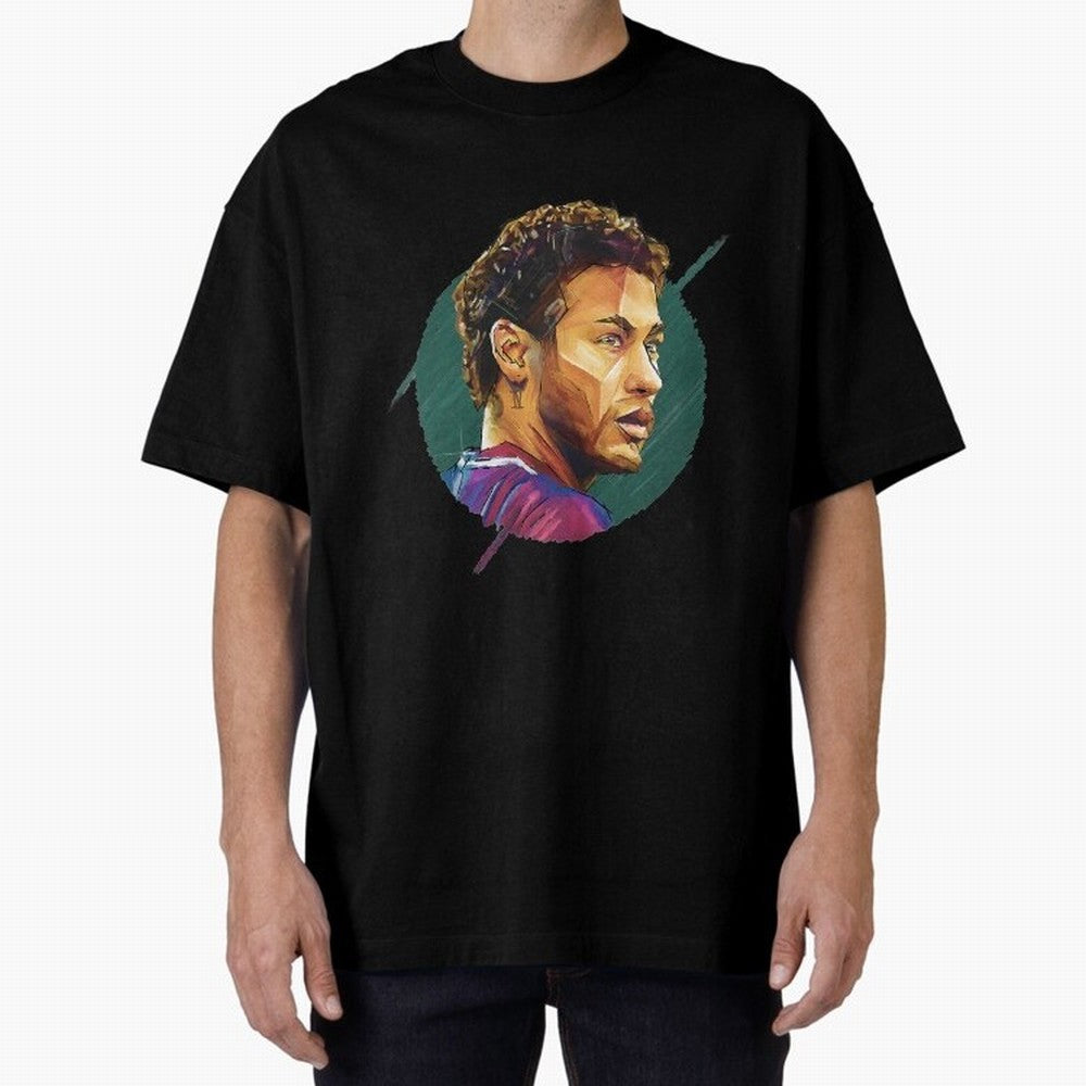 Geometric Neymar Classic T-Shirt Show Up for the Glory of FIFA World Cup 2026 Group Stage Connected to Messi, CR7 and Mbappe, Netherlands Energy, Classic Soccer Heritage, Championship Pressure, Fan Loyalty and International Pride; Great for Watch