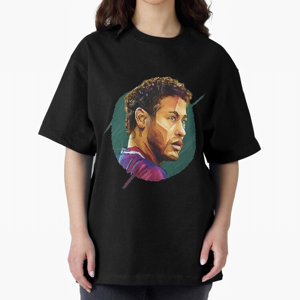 Geometric Neymar Classic T-Shirt Show Up for the Glory of FIFA World Cup 2026 Group Stage Connected to Messi, CR7 and Mbappe, Netherlands Energy, Classic Soccer Heritage, Championship Pressure, Fan Loyalty and International Pride; Great for Watch