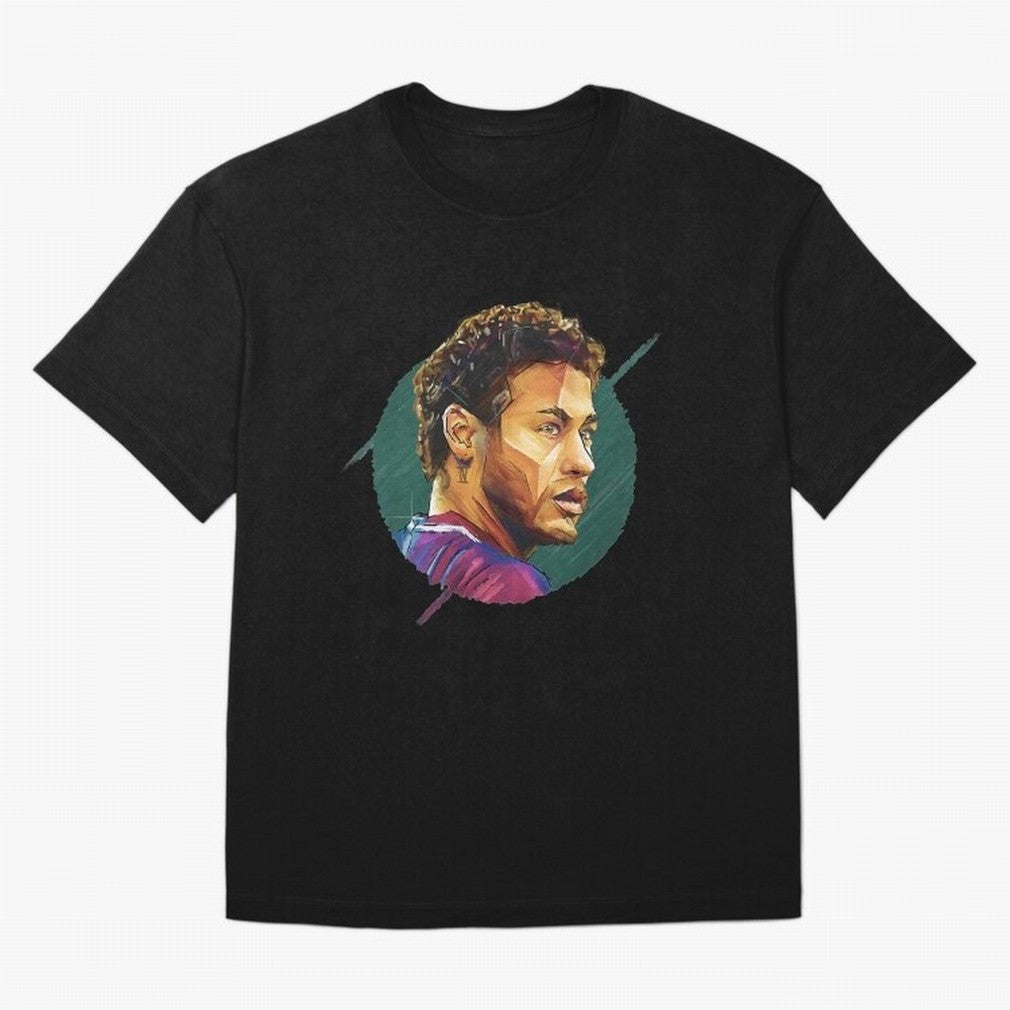 Geometric Neymar Classic T-Shirt Show Up for the Glory of FIFA World Cup 2026 Group Stage Connected to Messi, CR7 and Mbappe, Netherlands Energy, Classic Soccer Heritage, Championship Pressure, Fan Loyalty and International Pride; Great for Watch