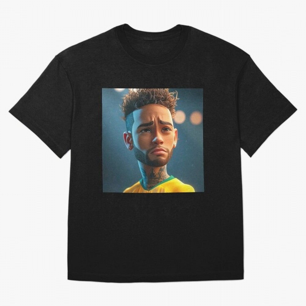 Neymar Jr cartoon picture Classic T-Shirt Spotlight the FIFA World Cup 2026 Group Stage Journey through Messi, Neymar and Mbappe Highlights, France Pride, Worldwide Fan Energy, Dramatic Goals, Stadium Lights and Championship Celebrations; Perfect
