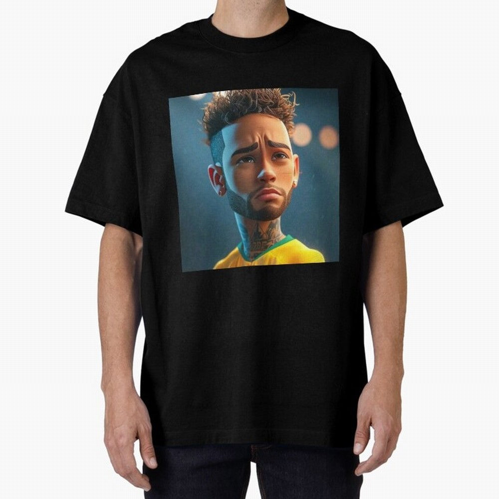 Neymar Jr cartoon picture Classic T-Shirt Spotlight the FIFA World Cup 2026 Group Stage Journey through Messi, Neymar and Mbappe Highlights, France Pride, Worldwide Fan Energy, Dramatic Goals, Stadium Lights and Championship Celebrations; Perfect