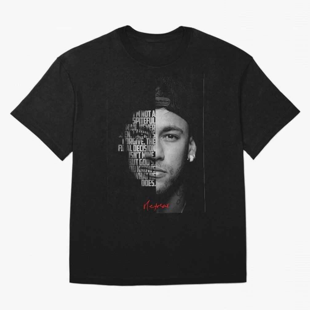 Black and white Neymar Jr quote. Classic T-Shirt Back the Journey through Match Day Hype around FIFA World Cup 2026 USA Canada Mexico, Messi and Cristiano Ronaldo, Netherlands, Sports Nostalgia, International Competition, Famous Players and