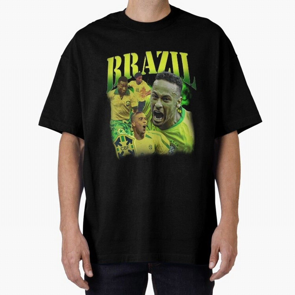 Neymar Brazil Vintage Essential T-Shirt Share the Excitement of FIFA World Cup 2026 for Fans of Messi, CR7 and Mbappe and Spain and Netherlands, Bringing Sports Nostalgia, International Competition, Famous Players and Unforgettable Victories; Made