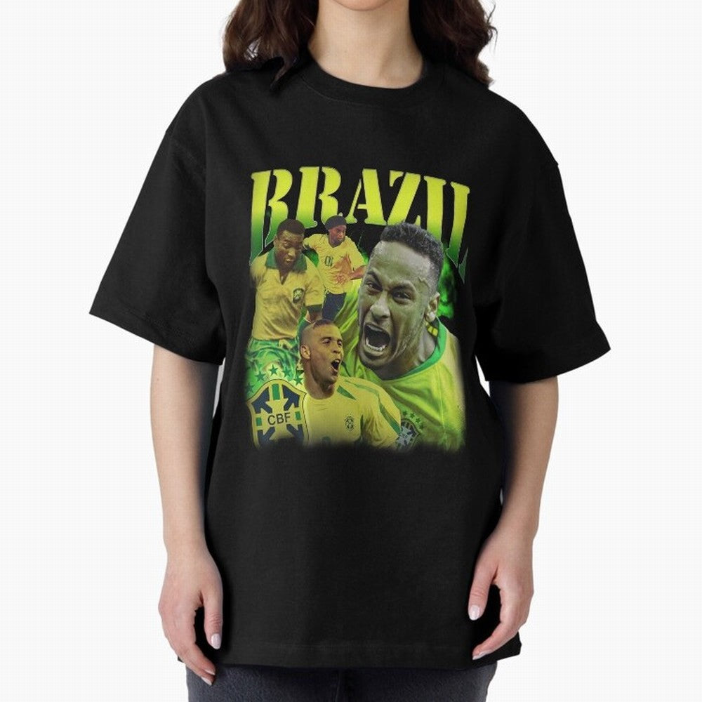 Neymar Brazil Vintage Essential T-Shirt Share the Excitement of FIFA World Cup 2026 for Fans of Messi, CR7 and Mbappe and Spain and Netherlands, Bringing Sports Nostalgia, International Competition, Famous Players and Unforgettable Victories; Made