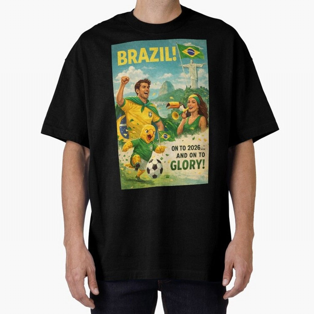 Brazil Rio de Janeiro Christ the Redeemer Sugarloaf Mountain FIFA World Cup 2026 Football Celebration Classic T-Shirt Represent FIFA World Cup 2026 Built around Neymar, Haaland and Cristiano Ronaldo, Argentina Energy, Championship Spirit, Famous