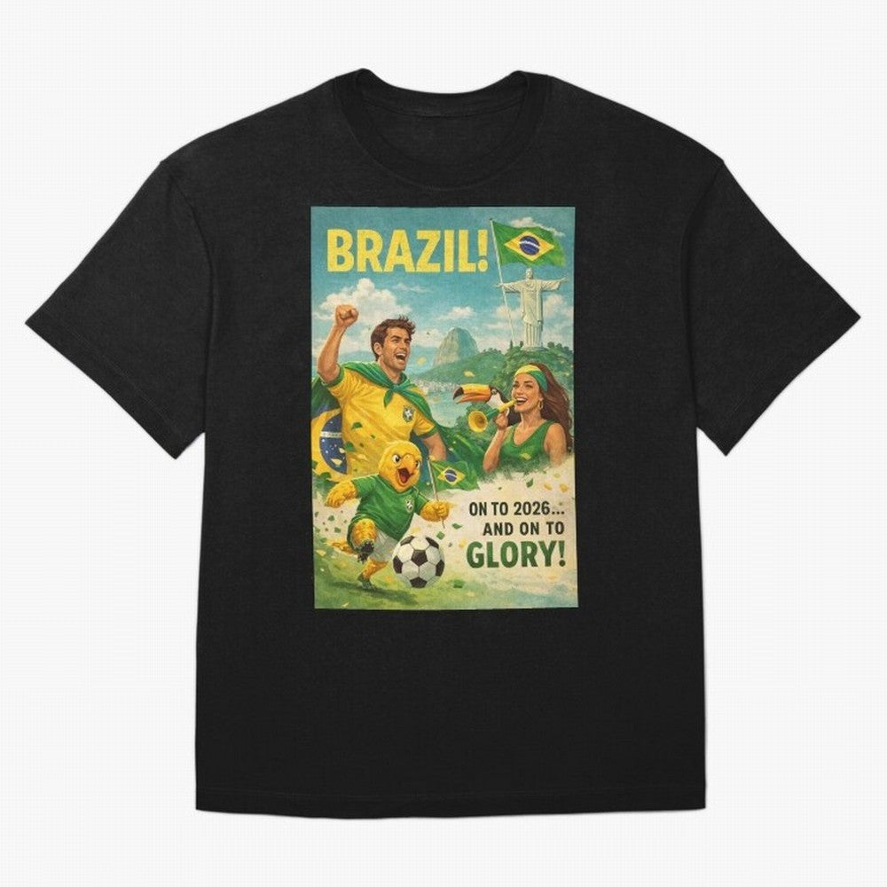 Brazil Rio de Janeiro Christ the Redeemer Sugarloaf Mountain FIFA World Cup 2026 Football Celebration Classic T-Shirt Represent FIFA World Cup 2026 Built around Neymar, Haaland and Cristiano Ronaldo, Argentina Energy, Championship Spirit, Famous