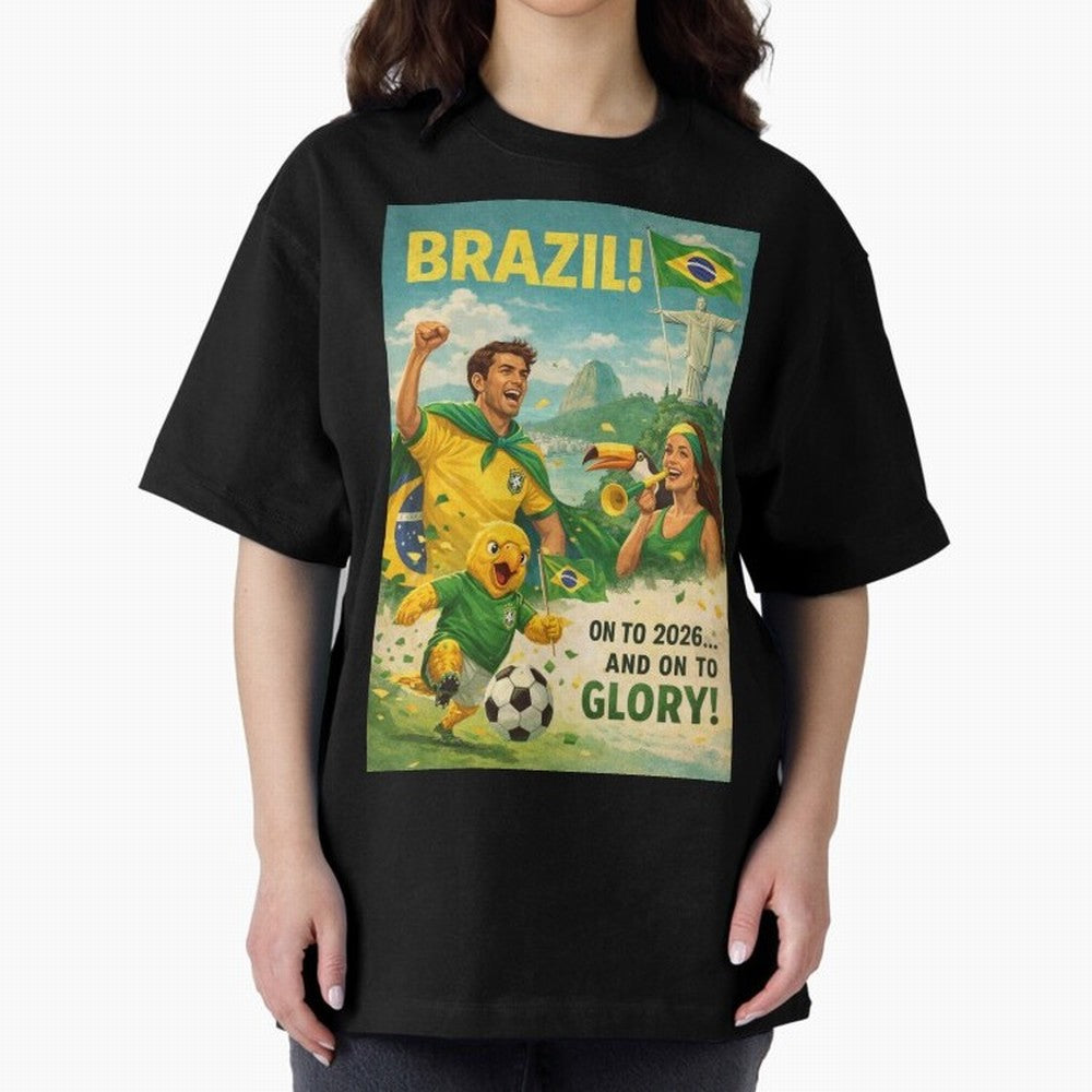 Brazil Rio de Janeiro Christ the Redeemer Sugarloaf Mountain FIFA World Cup 2026 Football Celebration Classic T-Shirt Represent FIFA World Cup 2026 Built around Neymar, Haaland and Cristiano Ronaldo, Argentina Energy, Championship Spirit, Famous