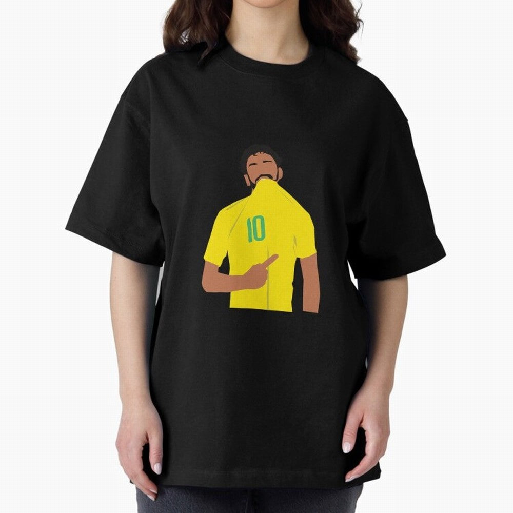 Neymar Jr Oversized T-Shirt Support FIFA World Cup 2026 Group Stage Inspired by CR7 and Messi, Germany Energy, Goal Celebration Energy, Supporter Heritage, Football Icons and Worldwide Tournament Joy; Perfect for Fans, Collectors, Family
