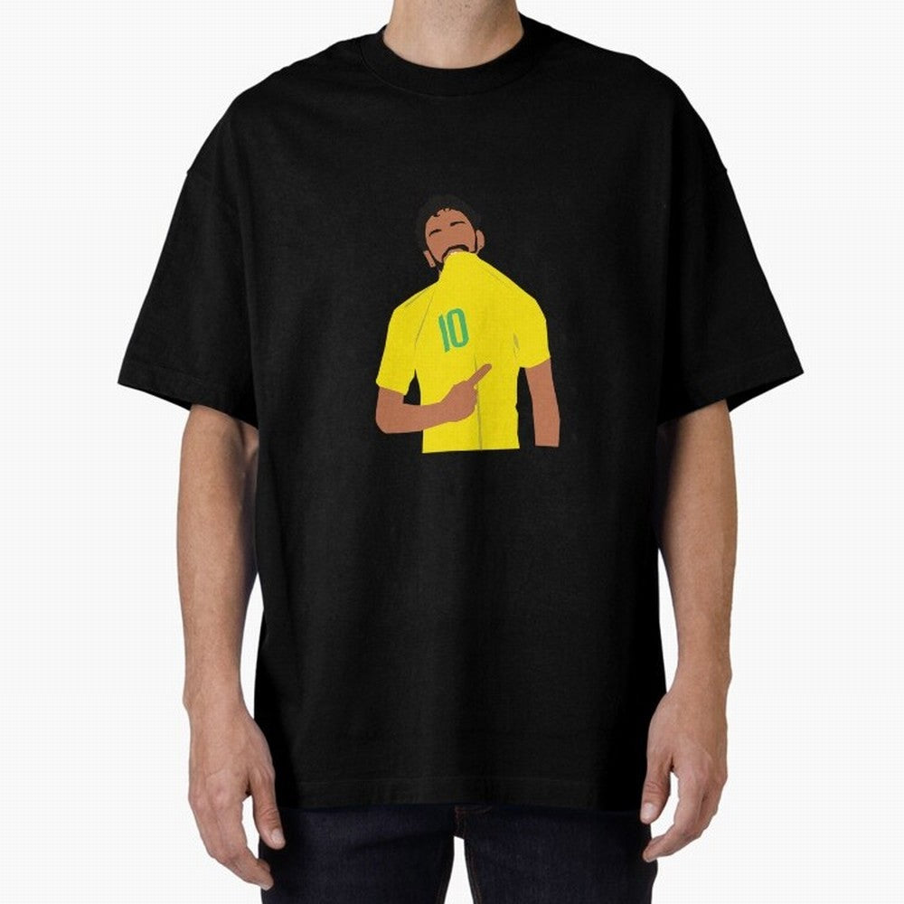 Neymar Jr Oversized T-Shirt Support FIFA World Cup 2026 Group Stage Inspired by CR7 and Messi, Germany Energy, Goal Celebration Energy, Supporter Heritage, Football Icons and Worldwide Tournament Joy; Perfect for Fans, Collectors, Family