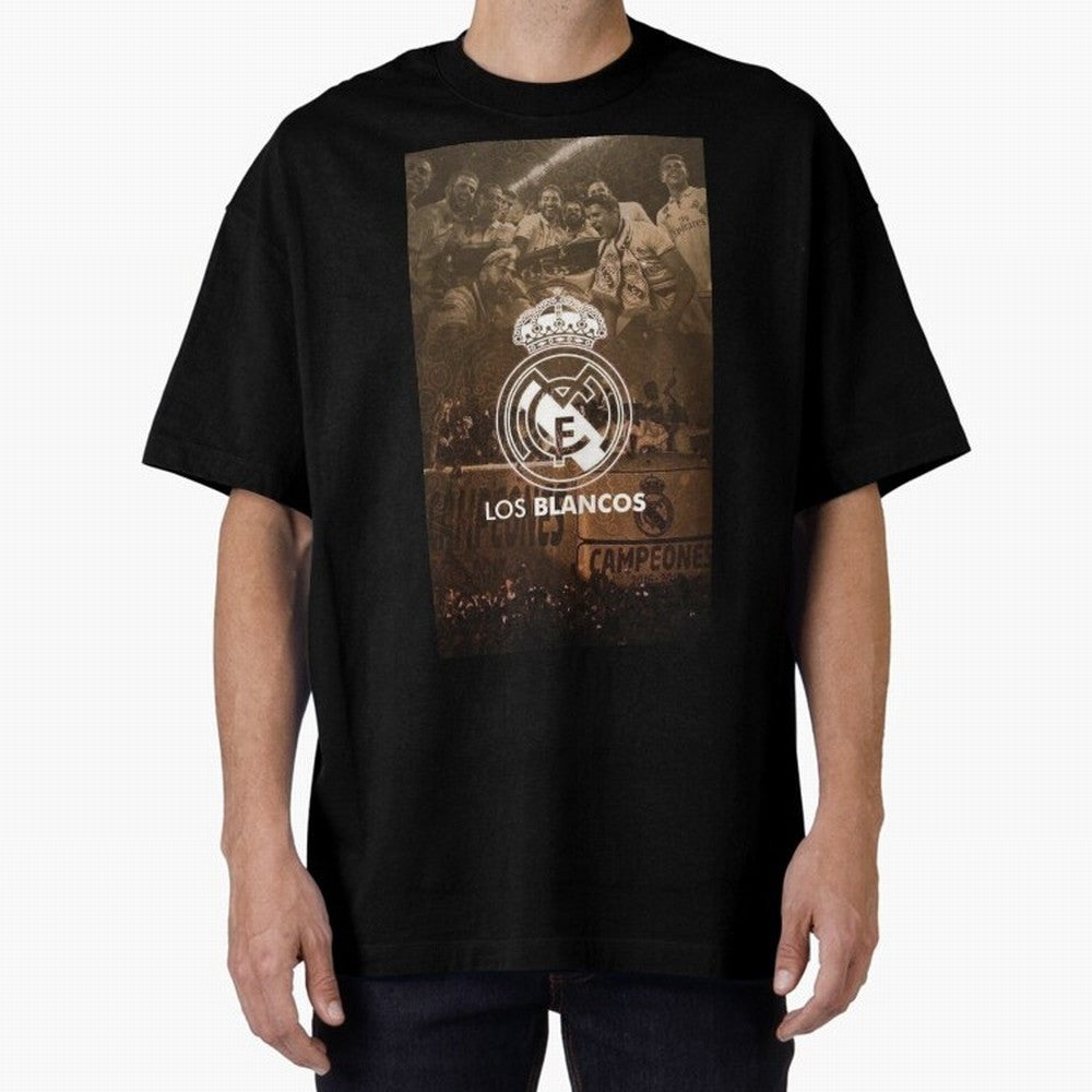 King Madrid Oversized T-Shirt Show Your Stadium Side during FIFA World Cup 2026 Spirit, Celebrating Spain, Cristiano Ronaldo, Game Day Rituals, Football Legends, Country Pride and the Road to the Final; Ideal for Football Dads, Football Moms,