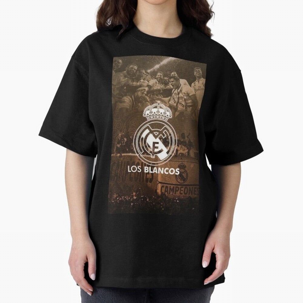 King Madrid Oversized T-Shirt Show Your Stadium Side during FIFA World Cup 2026 Spirit, Celebrating Spain, Cristiano Ronaldo, Game Day Rituals, Football Legends, Country Pride and the Road to the Final; Ideal for Football Dads, Football Moms,