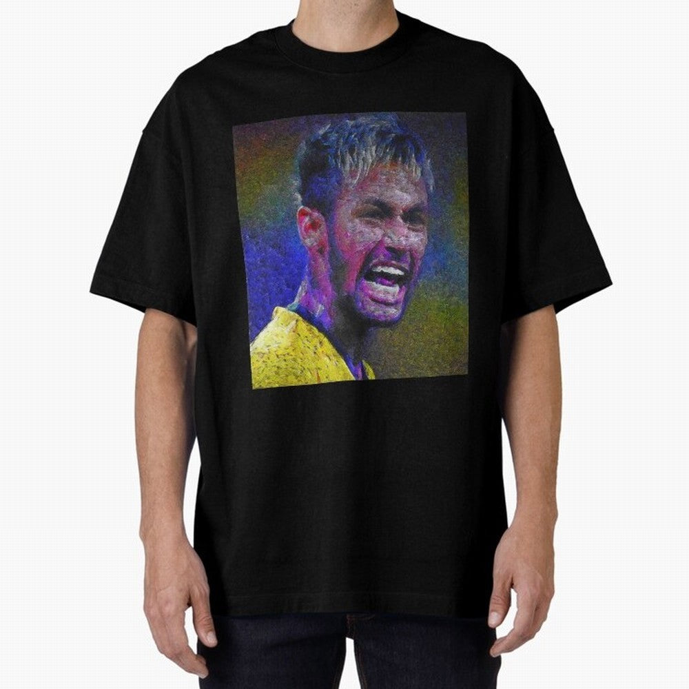 Neymar Poster Panting Art Brazilian Soccer Player Classic T-Shirt Honor Football Greatness during Global Football Passion for FIFA World Cup 2026 Group Stage, Celebrating Neymar, Portugal, Champion Mindset, Group Stage Buzz, Knockout Tension and