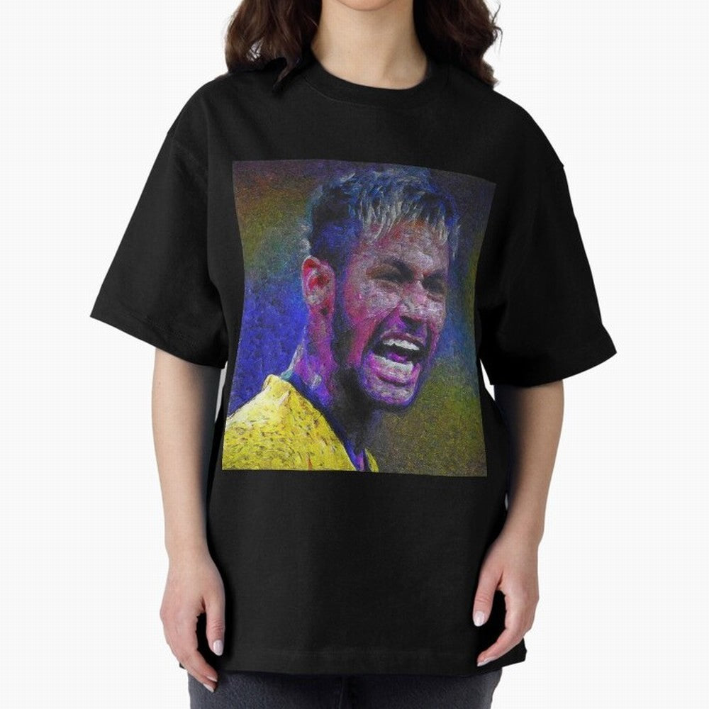 Neymar Poster Panting Art Brazilian Soccer Player Classic T-Shirt Honor Football Greatness during Global Football Passion for FIFA World Cup 2026 Group Stage, Celebrating Neymar, Portugal, Champion Mindset, Group Stage Buzz, Knockout Tension and