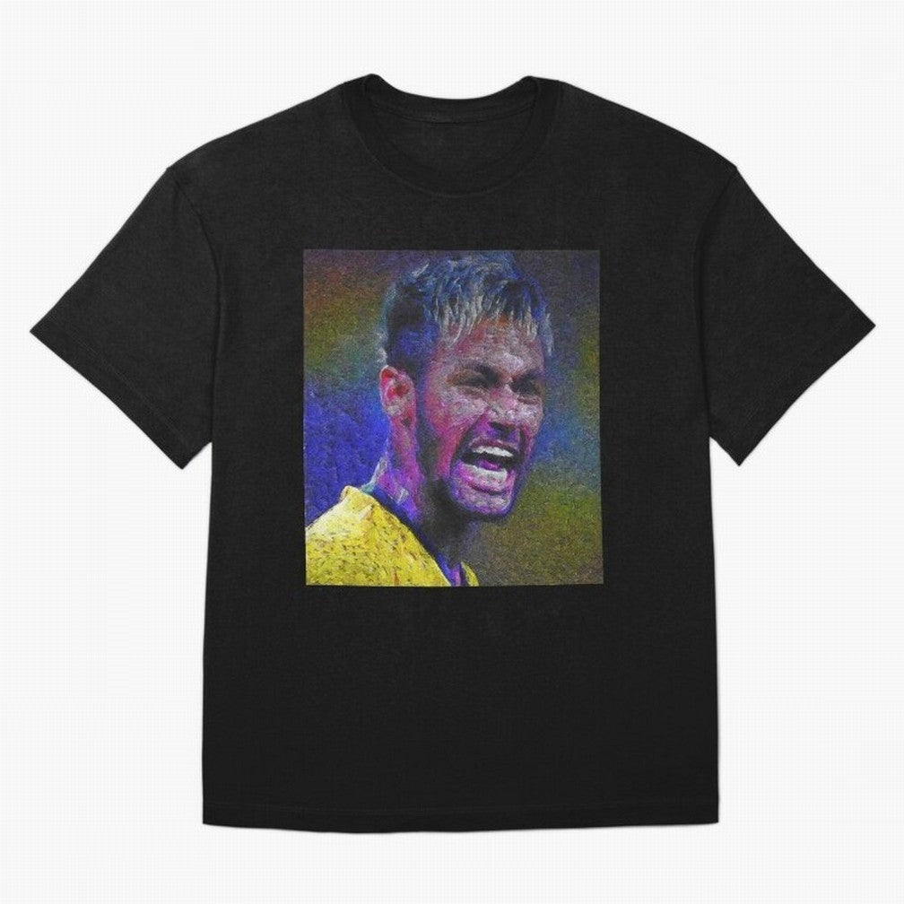 Neymar Poster Panting Art Brazilian Soccer Player Classic T-Shirt Honor Football Greatness during Global Football Passion for FIFA World Cup 2026 Group Stage, Celebrating Neymar, Portugal, Champion Mindset, Group Stage Buzz, Knockout Tension and
