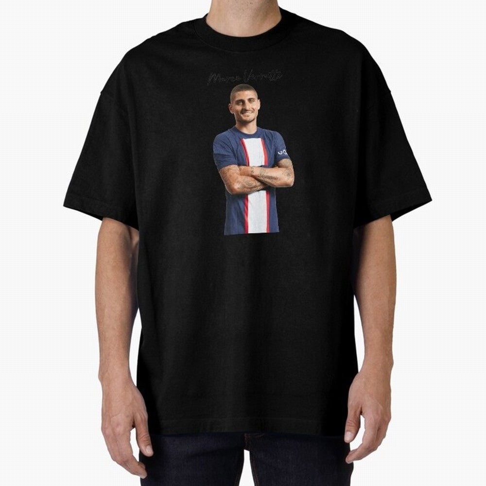 Marco Verratti Classic T-Shirt Elevate the FIFA World Cup 2026 Journey through Messi Highlights, Netherlands Pride, Classic Soccer Heritage, Championship Pressure, Fan Loyalty and International Pride; Made for Collectors Who Enjoy Iconic Players,