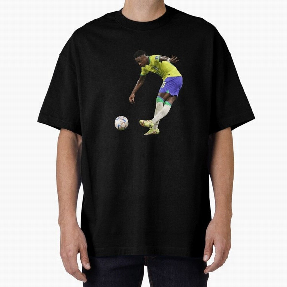 Vinicius Junior rabona Classic T-Shirt Step into Global Football Passion for FIFA World Cup 2026 USA Canada Mexico, Capturing Messi and Cristiano Ronaldo, France, Classic Soccer Heritage, Championship Pressure, Fan Loyalty and International Pride;