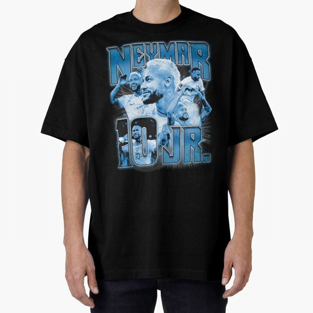 Neymar Jr. Bootleg Classic T-Shirt Bring World Football Passion into FIFA World Cup 2026 for Fans of Mbappe and England, France and Netherlands, Bringing Sports Nostalgia, International Competition, Famous Players and Unforgettable Victories; Ideal