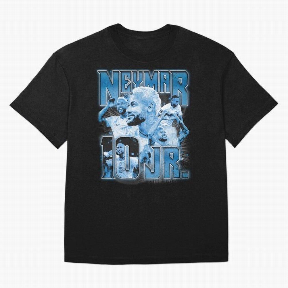 Neymar Jr. Bootleg Classic T-Shirt Bring World Football Passion into FIFA World Cup 2026 for Fans of Mbappe and England, France and Netherlands, Bringing Sports Nostalgia, International Competition, Famous Players and Unforgettable Victories; Ideal